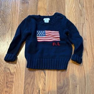 Ralph Lauren Navy Knit Sweater
